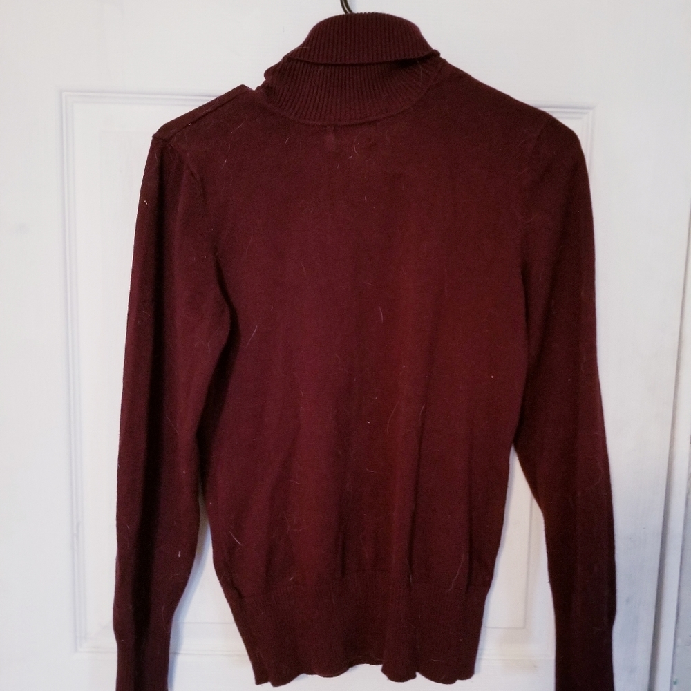 Red Turtle Neck Sweater - Picture 2 of 3